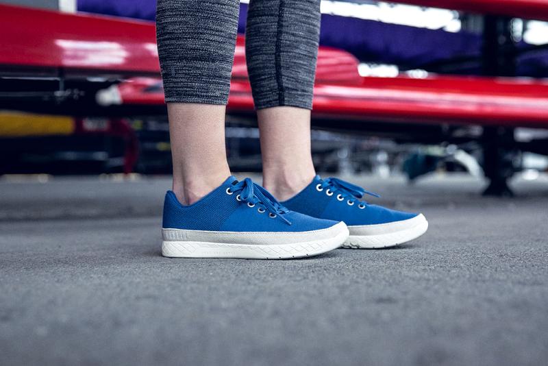 Women's Nobull Sky Canvas Trainers Blue | SG D2838F